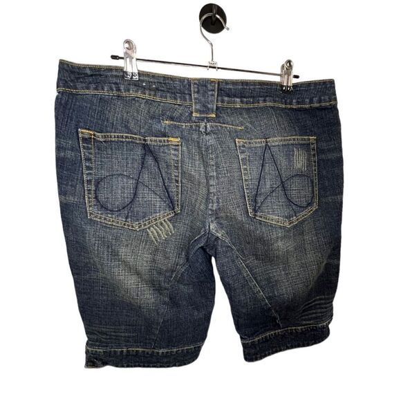 Arizona Jean Co Dark Wash Denim Bermuda Shorts - Picture 3 of 3